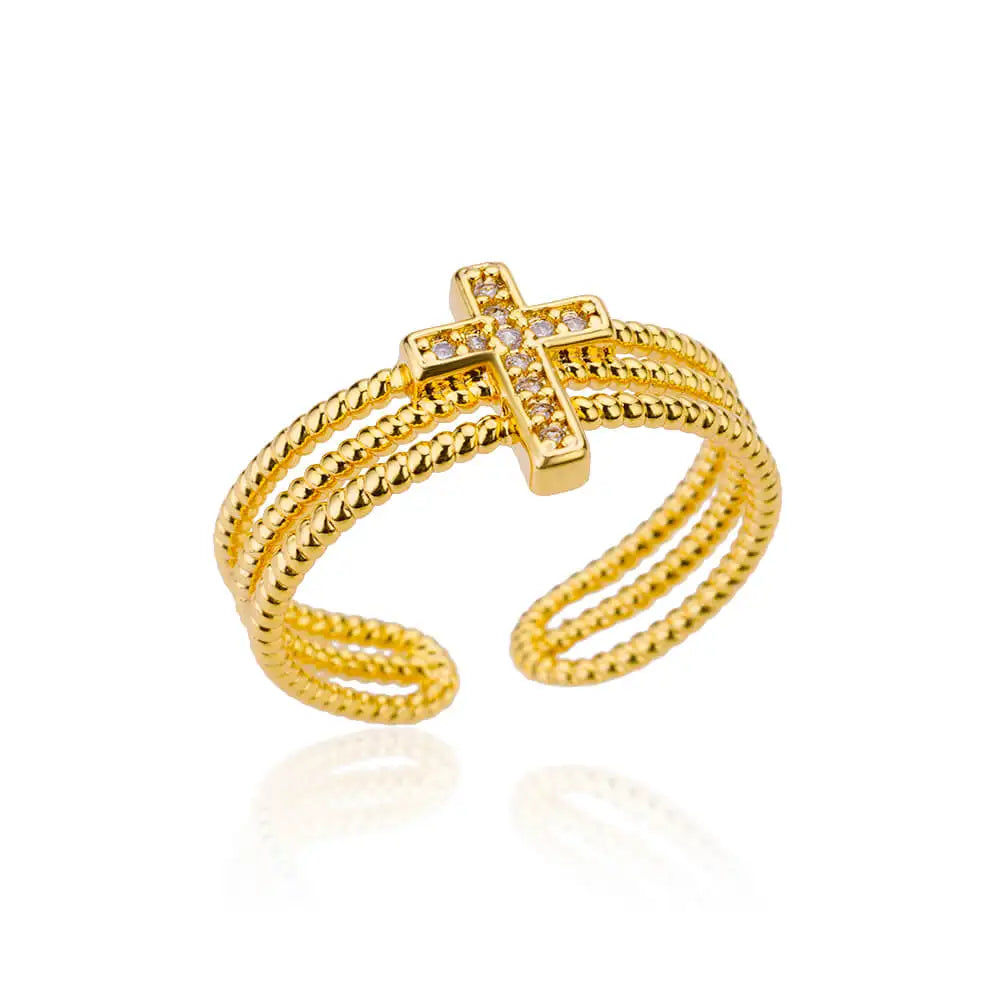 Stainless Steel Rings for Women Gold Color Never Fade Luxury Classic rings wedding couple rings Jewelry Free Shipping