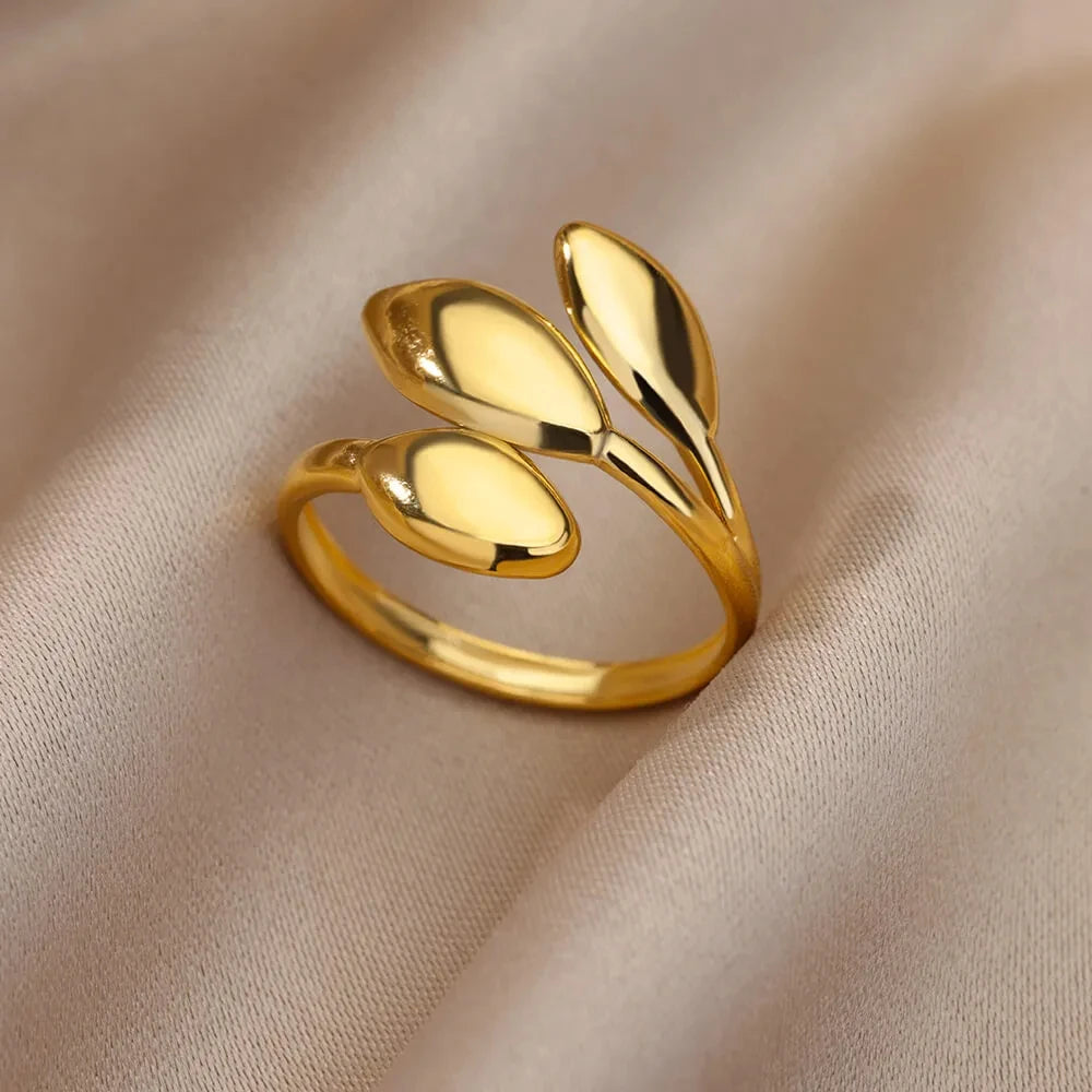 Stainless Steel Rings for Women Gold Color Never Fade Luxury Classic rings wedding couple rings Jewelry Free Shipping
