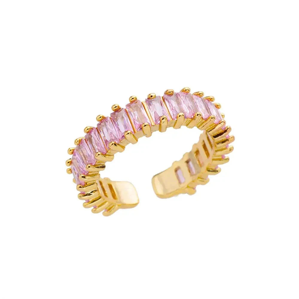 Stainless Steel Rings for Women Gold Color Never Fade Luxury Classic rings wedding couple rings Jewelry Free Shipping